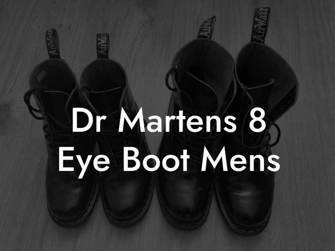 Dr Martens 8 Eye Boot Mens