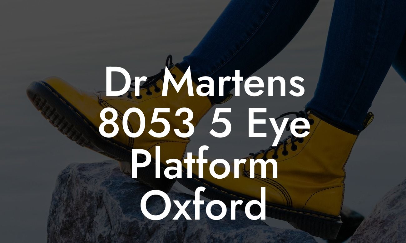 Dr Martens 8053 5 Eye Platform Oxford