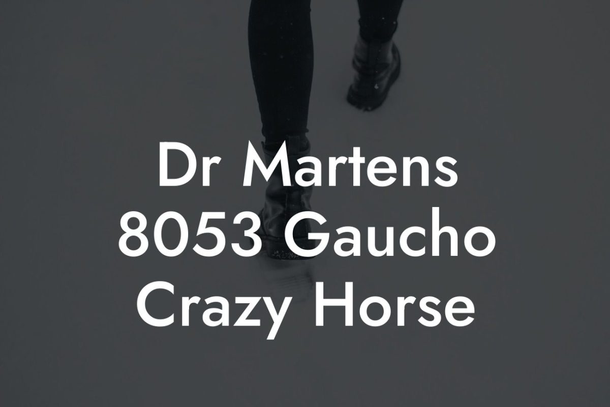 Dr Martens 8053 Gaucho Crazy Horse