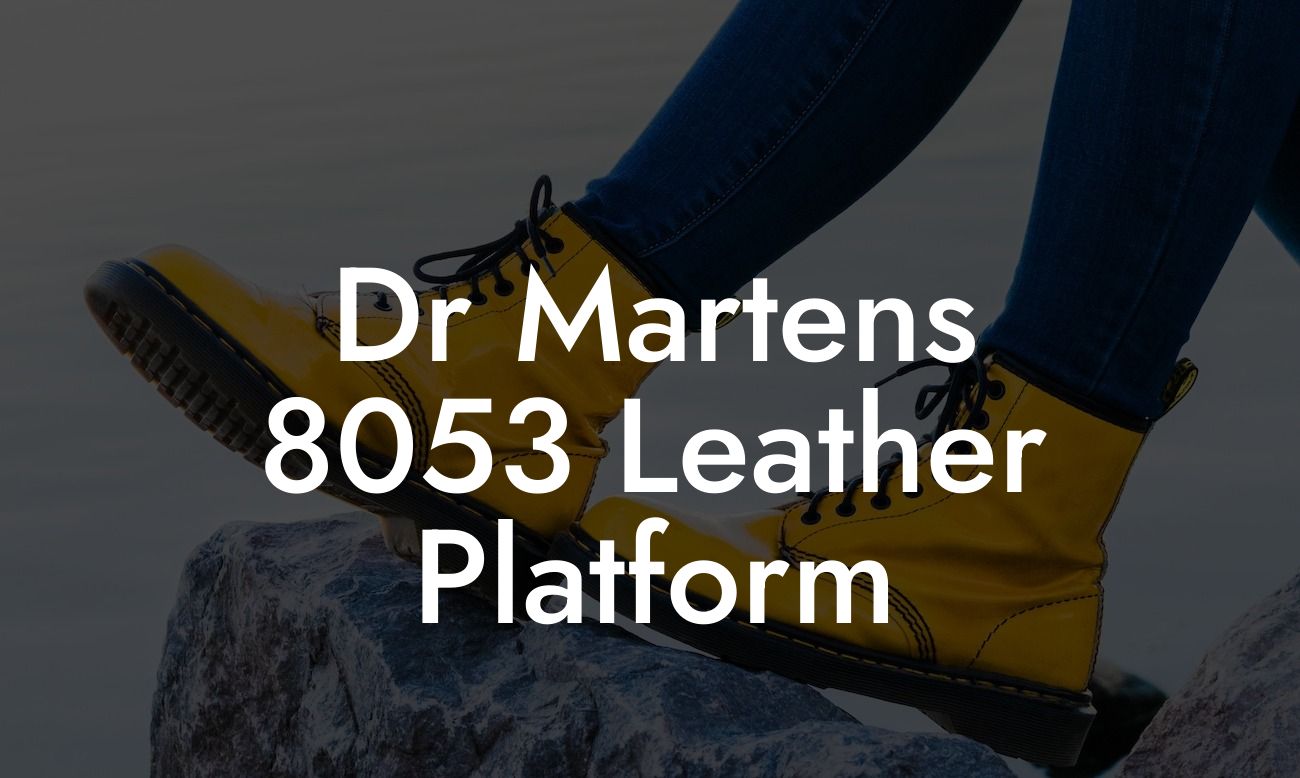 Dr Martens 8053 Leather Platform