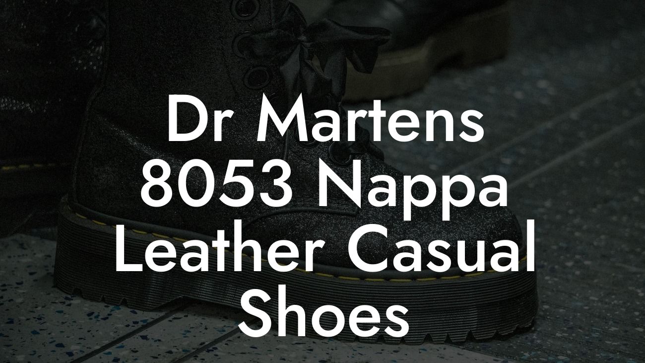 Dr Martens 8053 Nappa Leather Casual Shoes