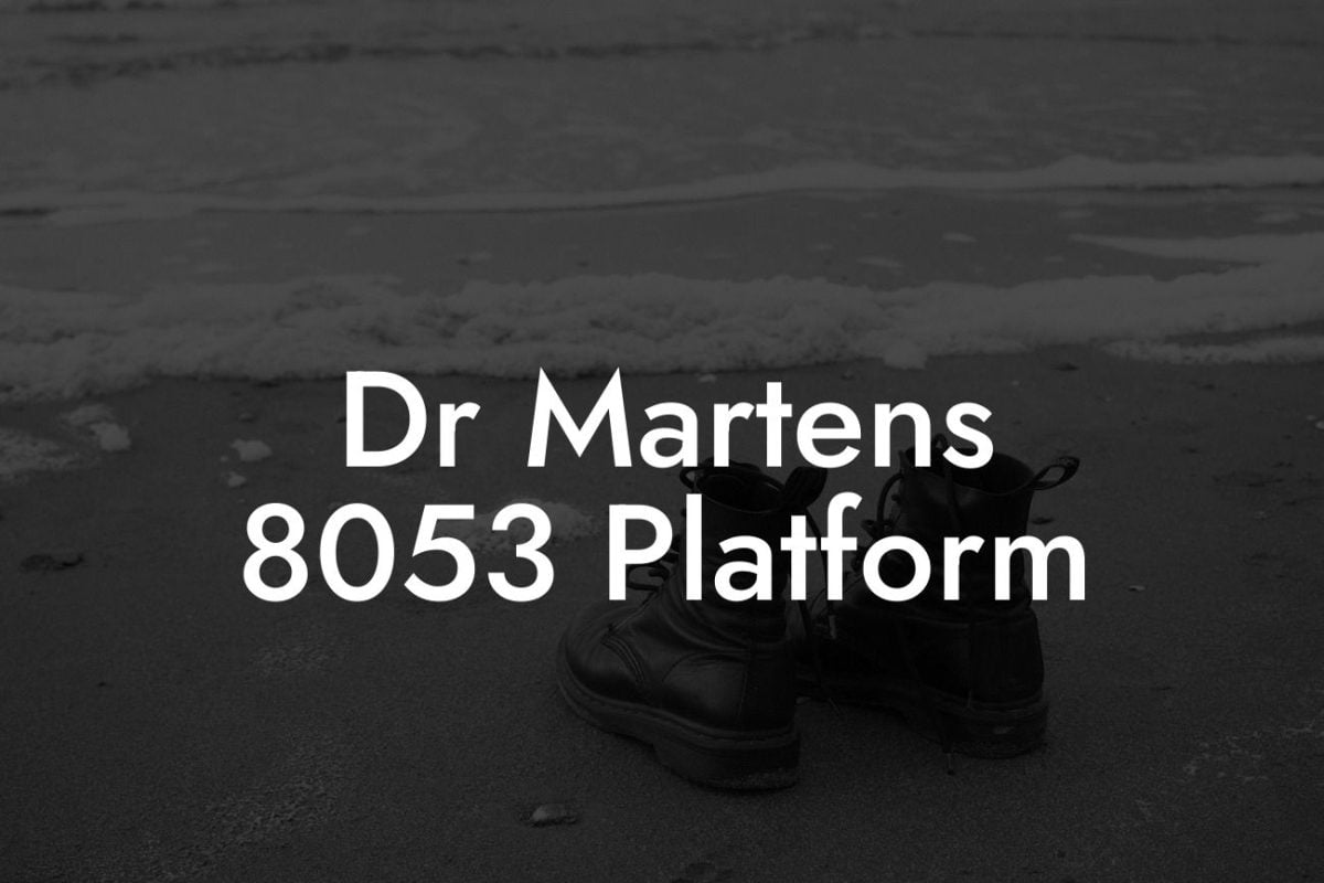 Dr Martens 8053 Platform