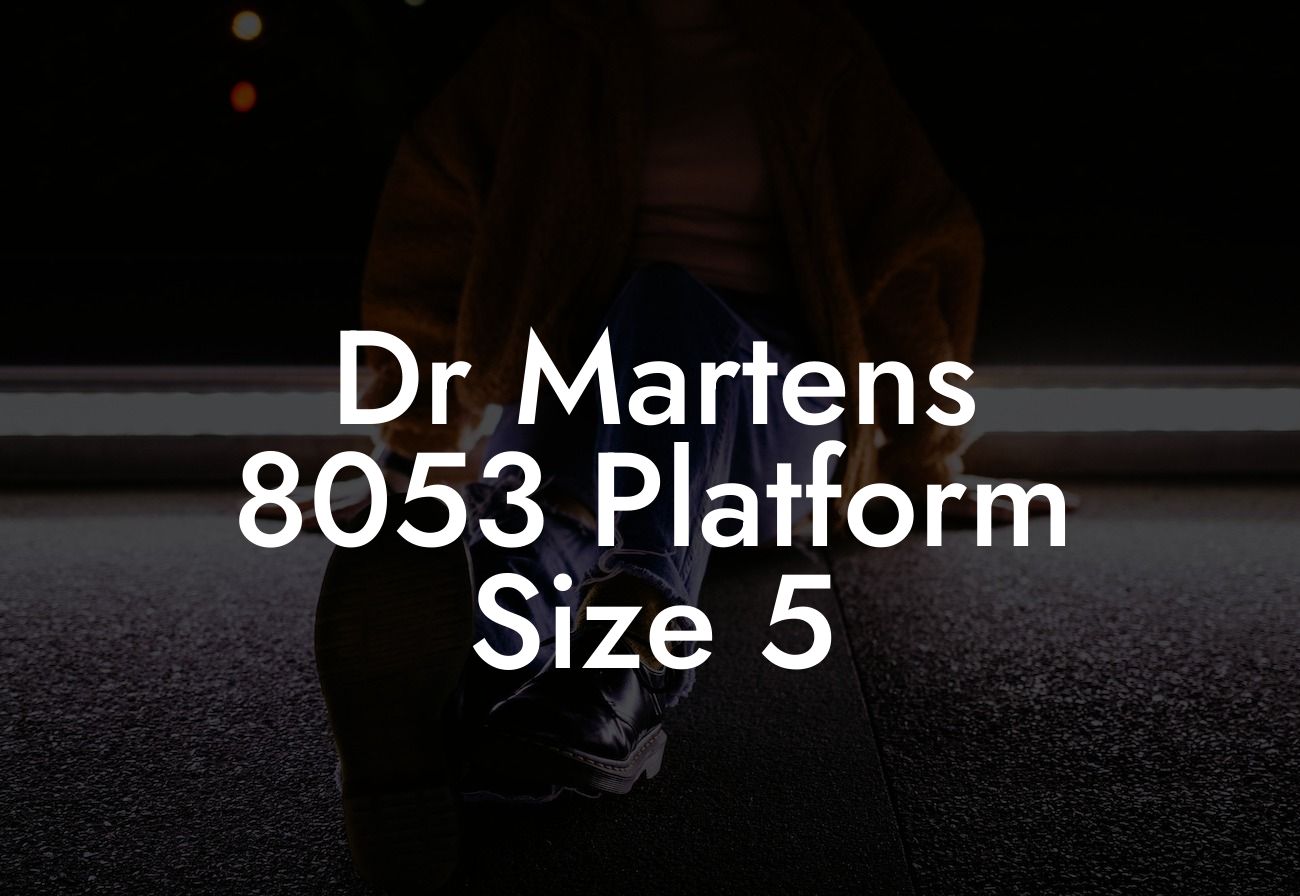 Dr Martens 8053 Platform Size 5