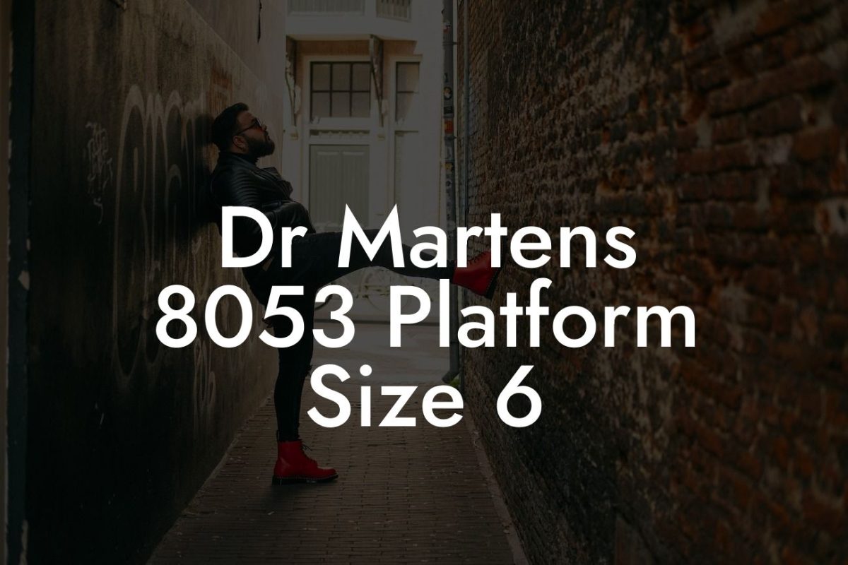 Dr Martens 8053 Platform Size 6