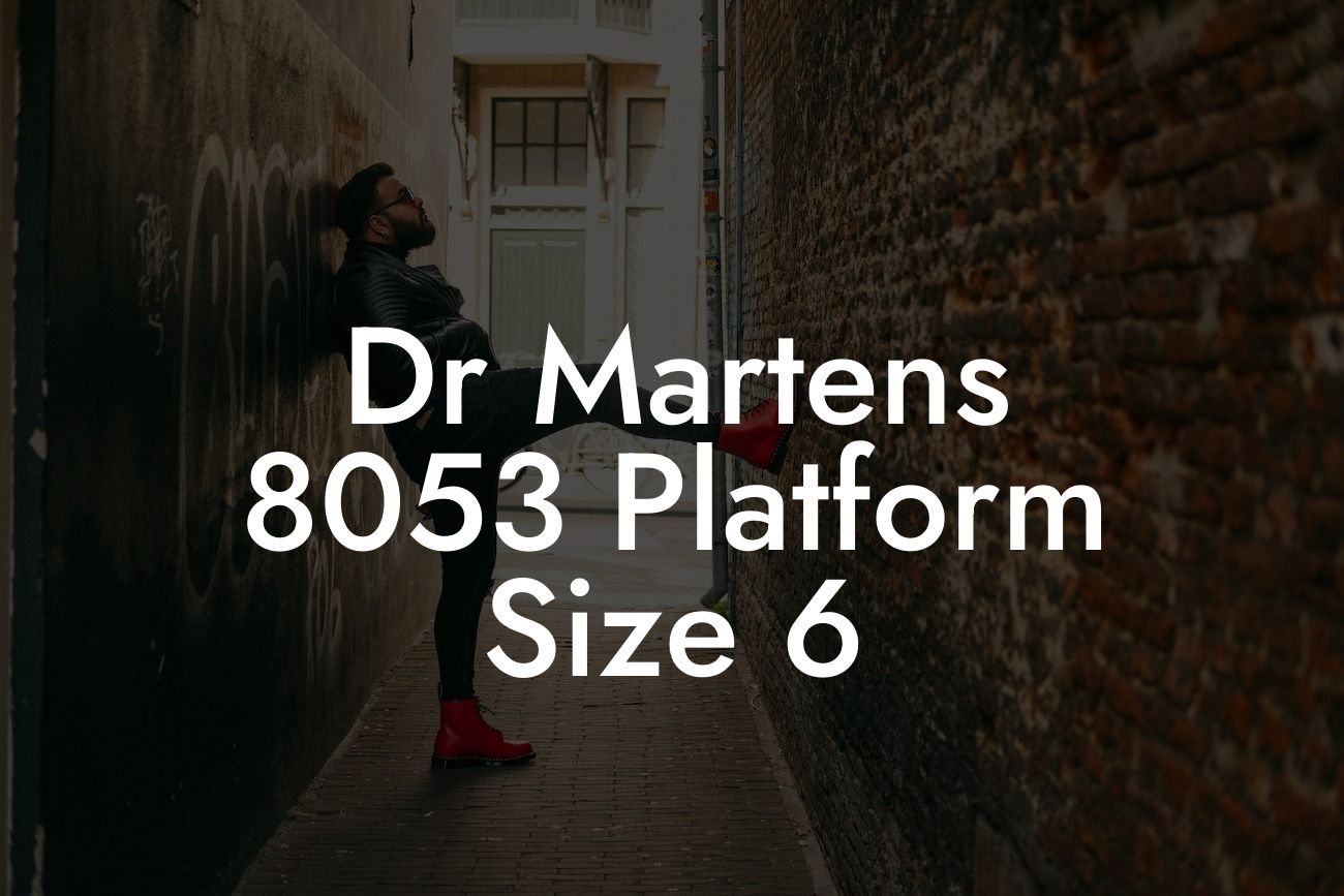 Dr Martens 8053 Platform Size 6