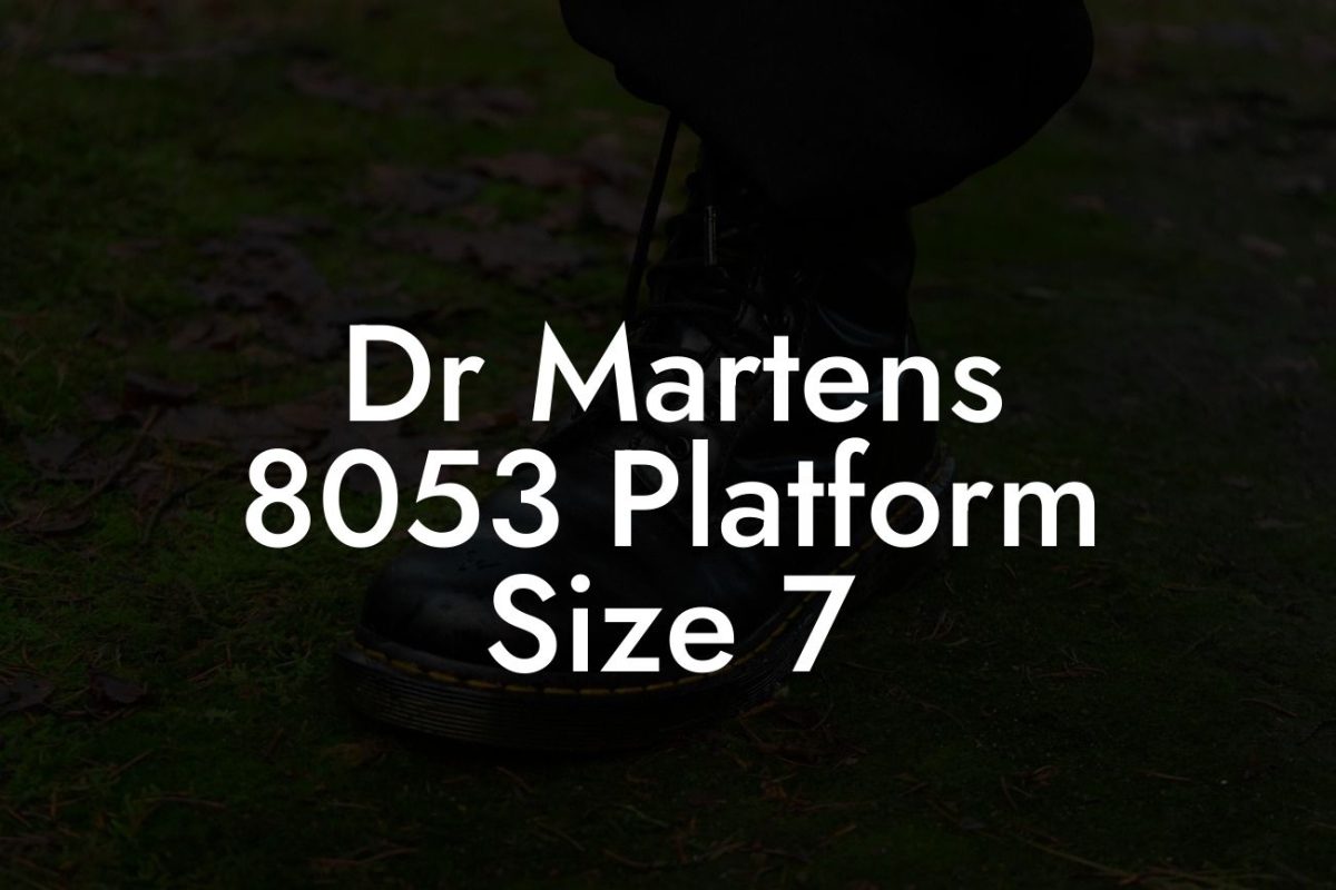 Dr Martens 8053 Platform Size 7