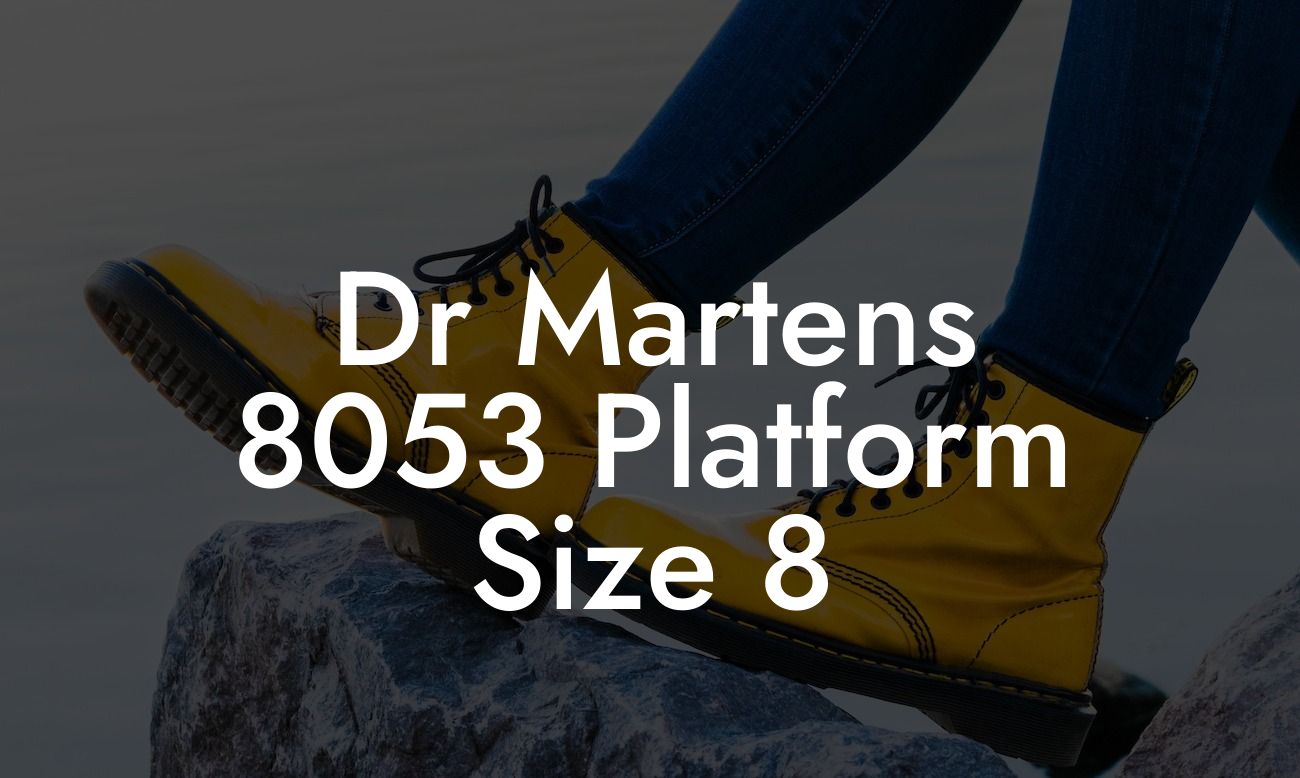Dr Martens 8053 Platform Size 8