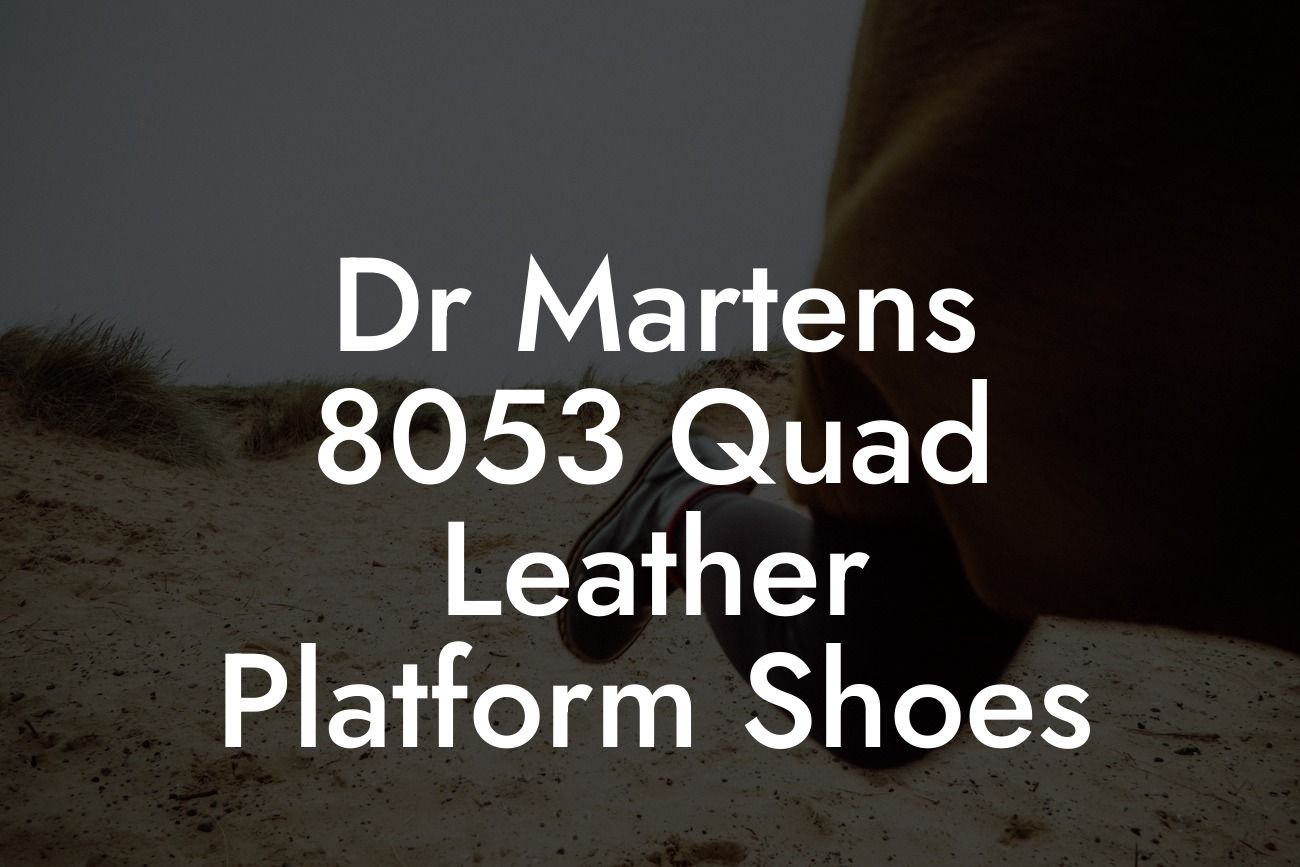 Dr Martens 8053 Quad Leather Platform Shoes