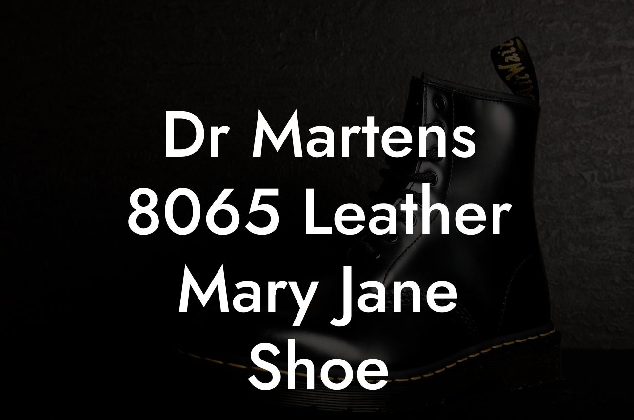 Dr Martens 8065 Leather Mary Jane Shoe