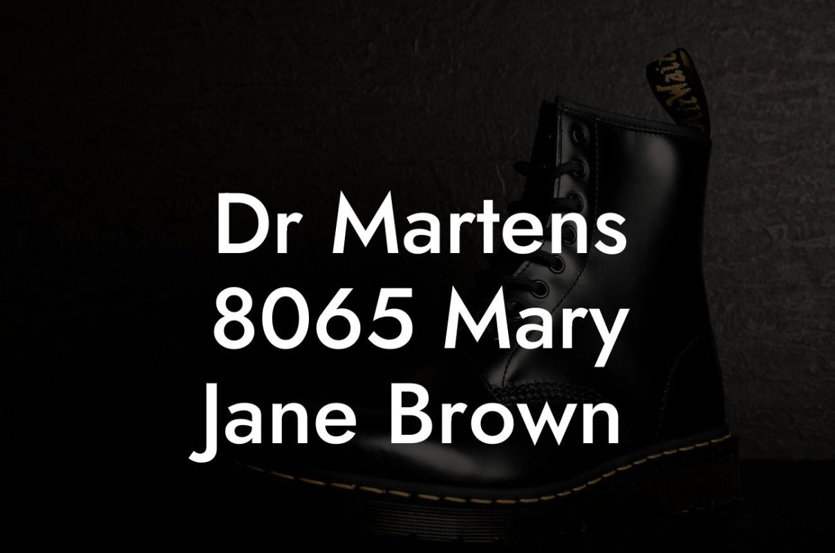 Dr Martens 8065 Mary Jane Brown