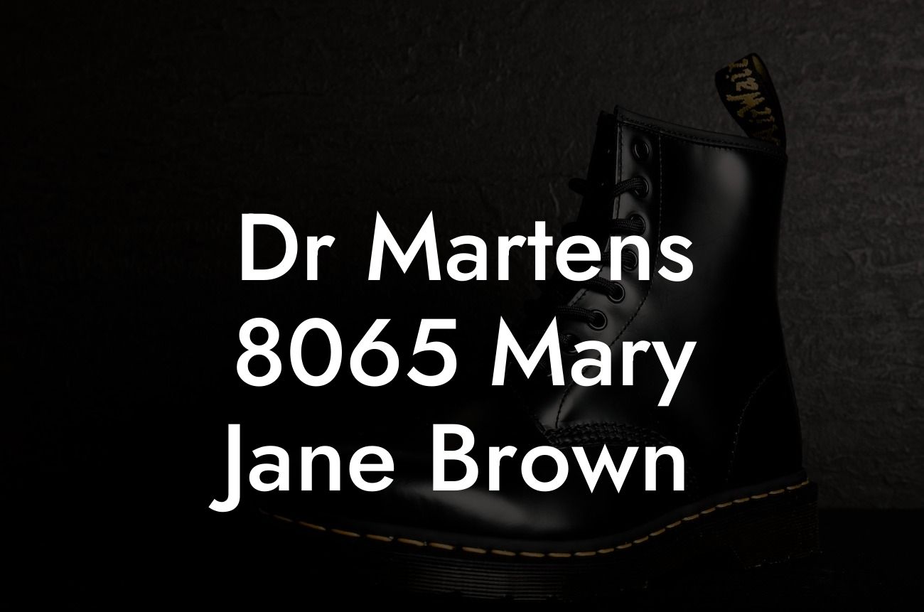 Dr Martens 8065 Mary Jane Brown