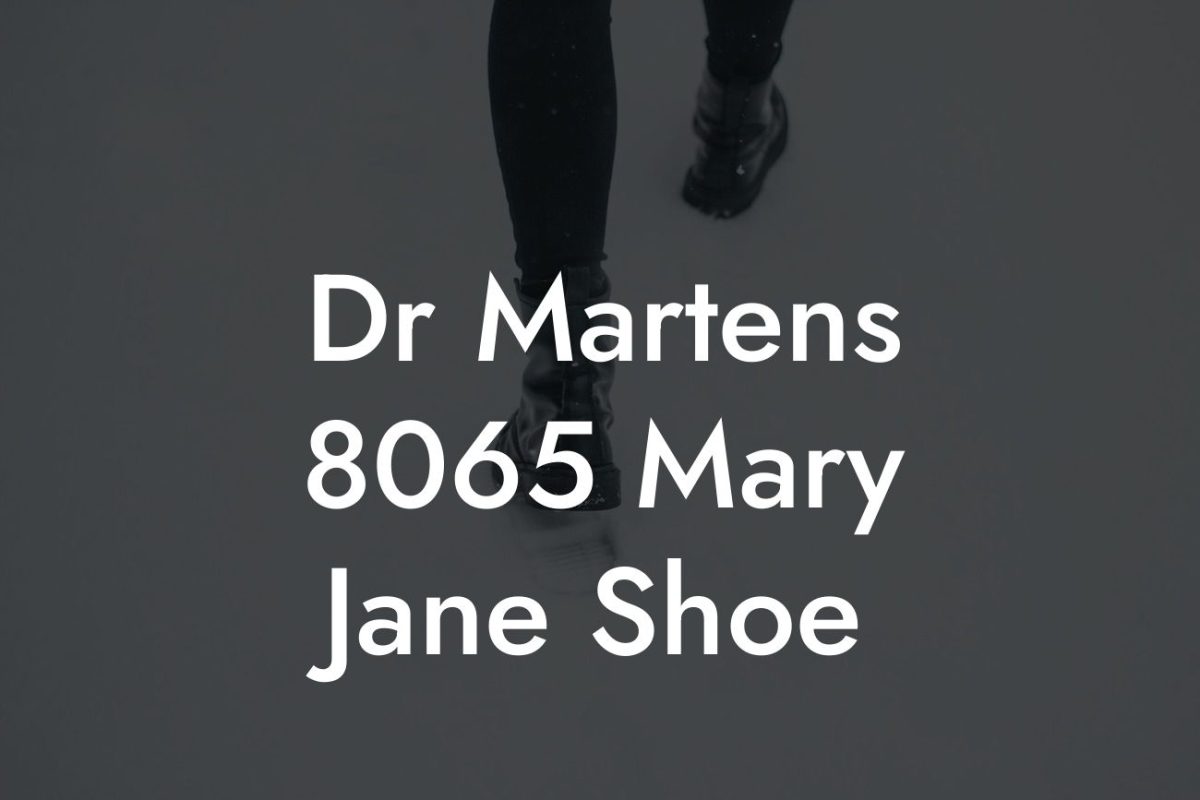 Dr Martens 8065 Mary Jane Shoe