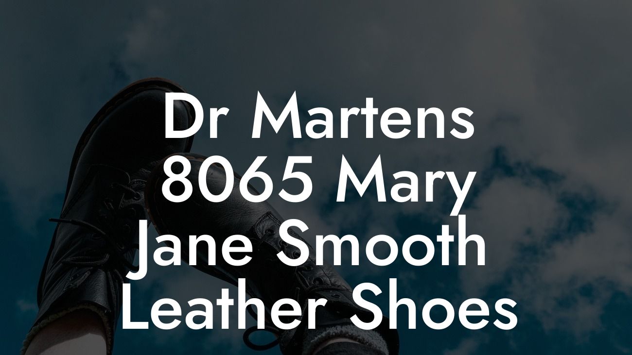 Dr Martens 8065 Mary Jane Smooth Leather Shoes