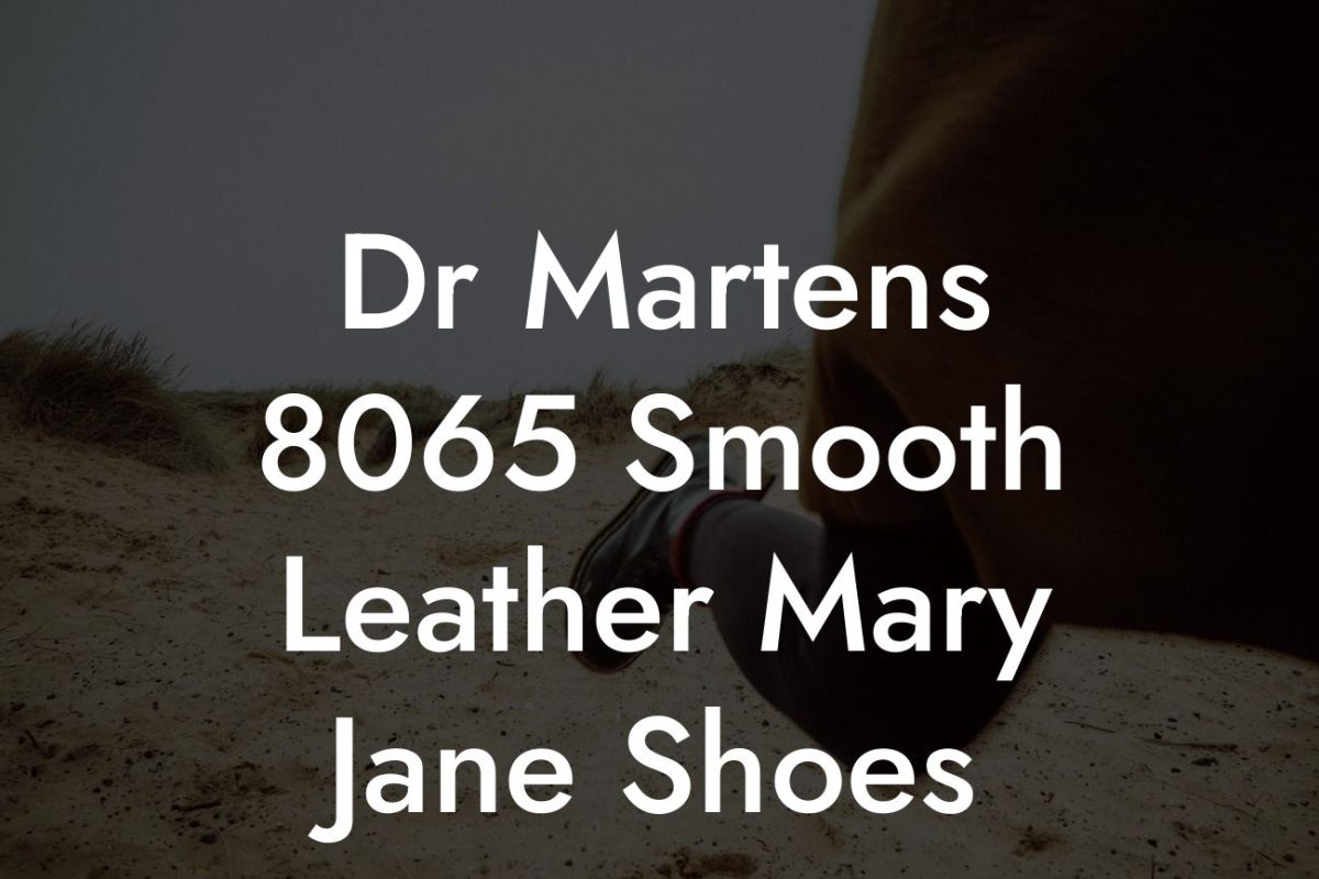 Dr Martens 8065 Smooth Leather Mary Jane Shoes