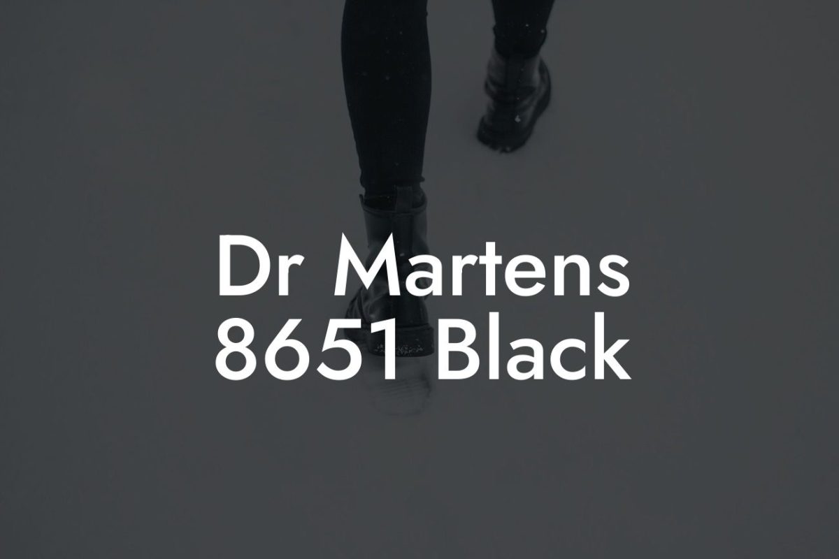 Dr Martens 8651 Black