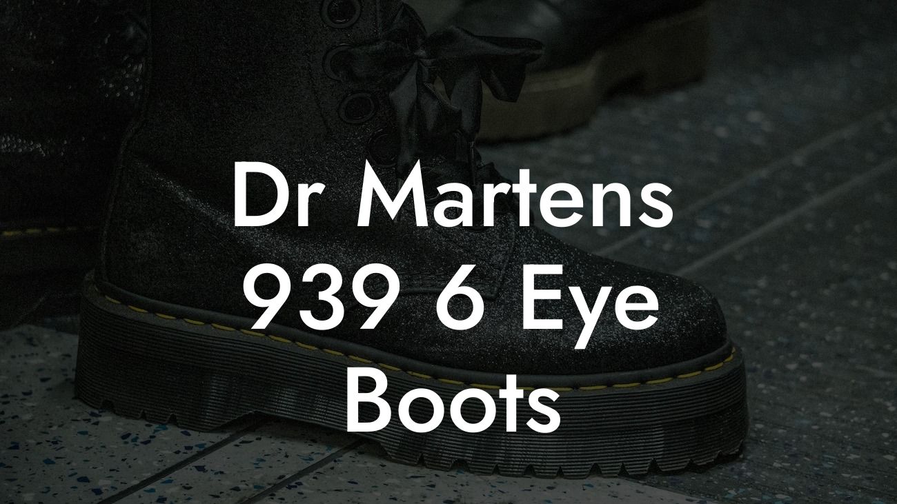 Dr Martens 939 6 Eye Boots