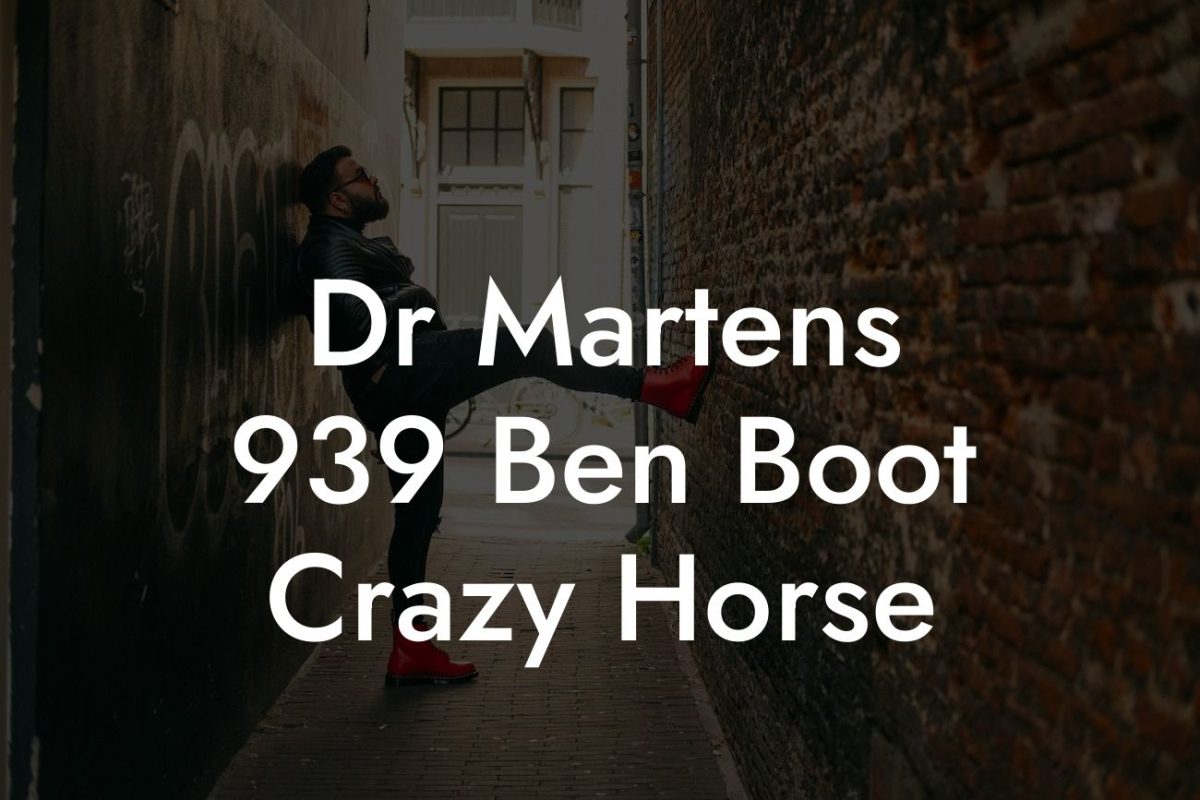 Dr Martens 939 Ben Boot Crazy Horse