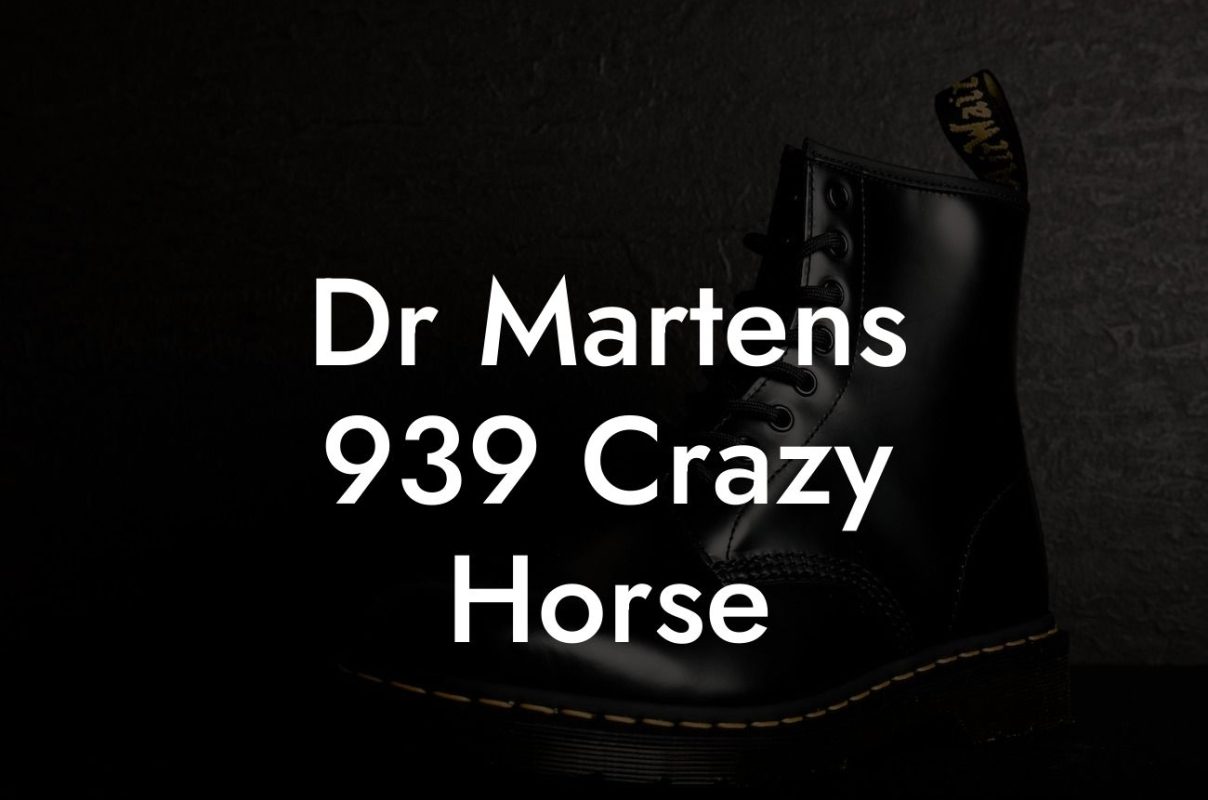 Dr Martens 939 Crazy Horse