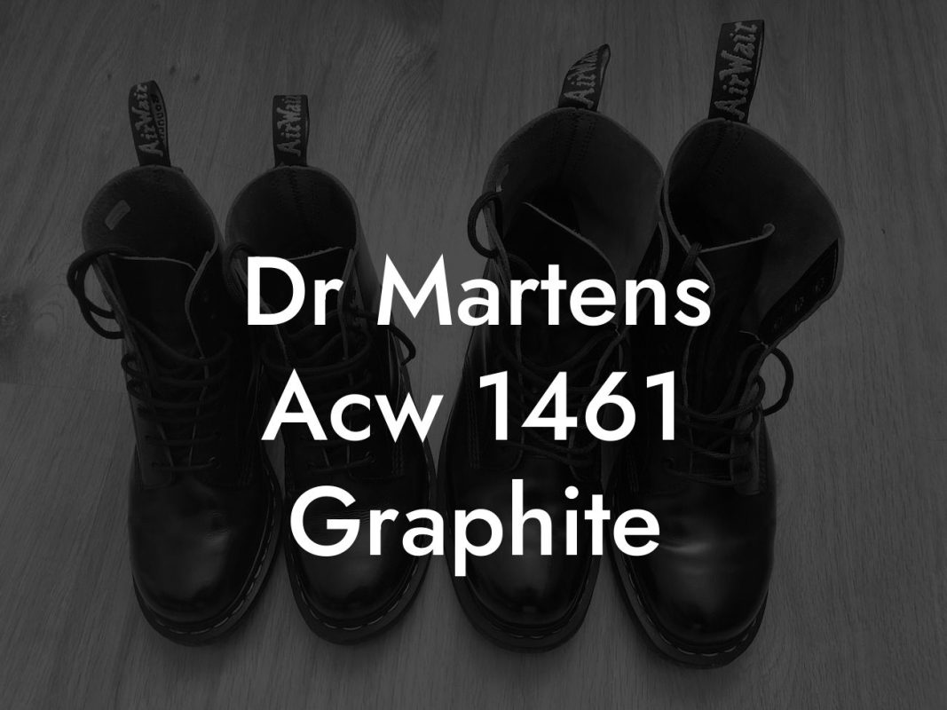 Dr Martens Acw 1461 Graphite