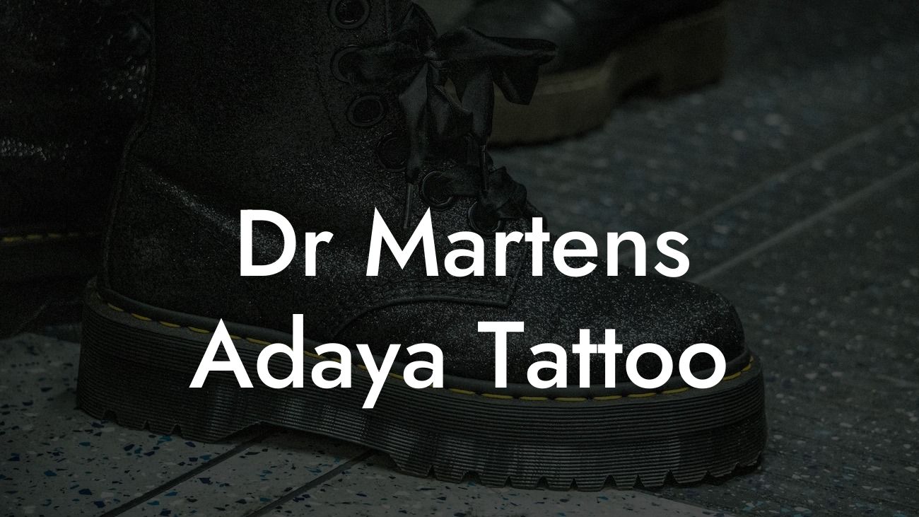 Dr Martens Adaya Tattoo