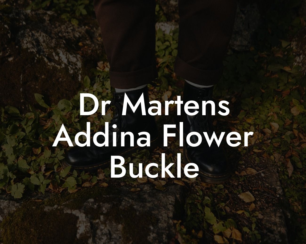 Dr Martens Addina Flower Buckle