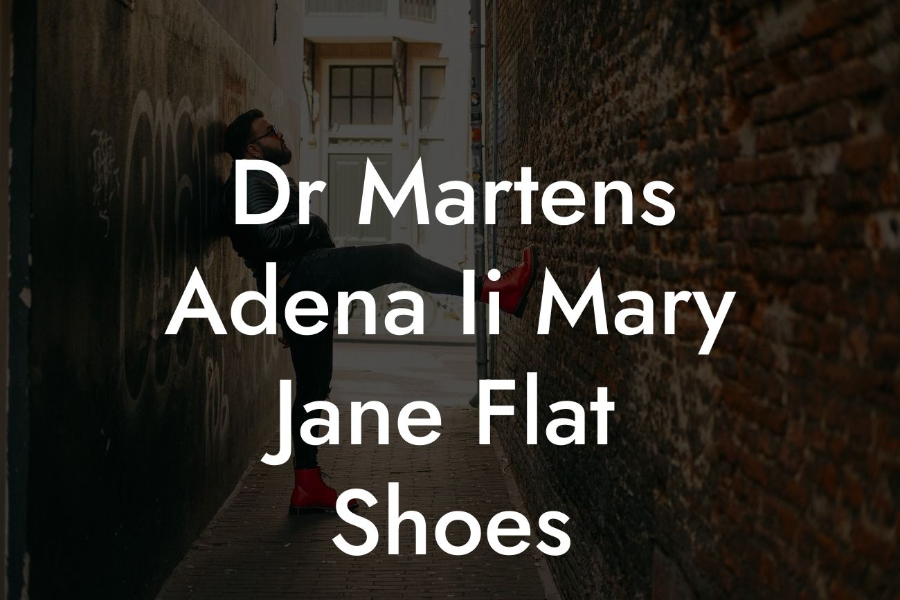 Dr Martens Adena Ii Mary Jane Flat Shoes