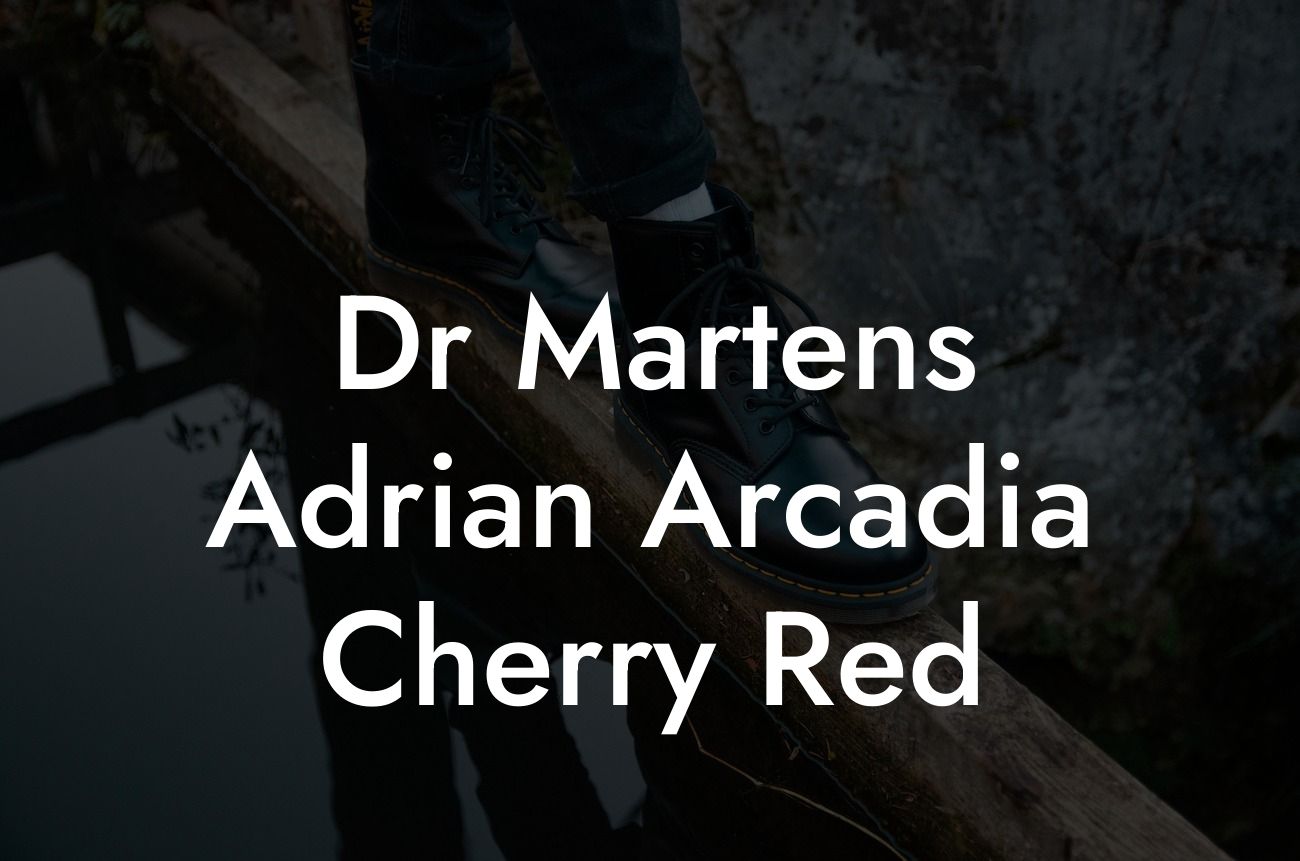 Dr Martens Adrian Arcadia Cherry Red