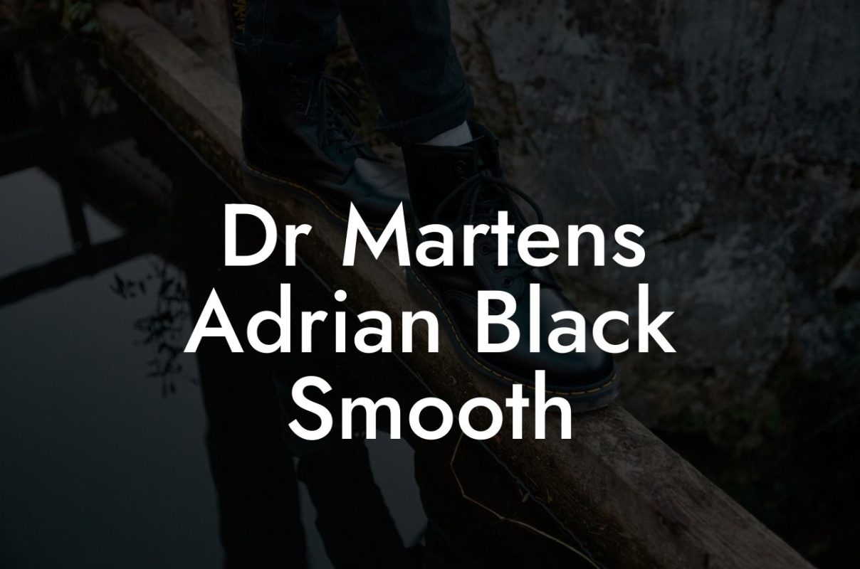 Dr Martens Adrian Black Smooth