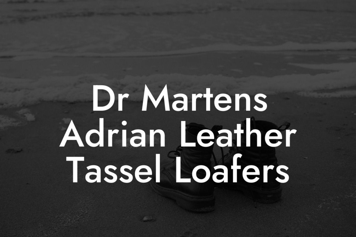 Dr Martens Adrian Leather Tassel Loafers