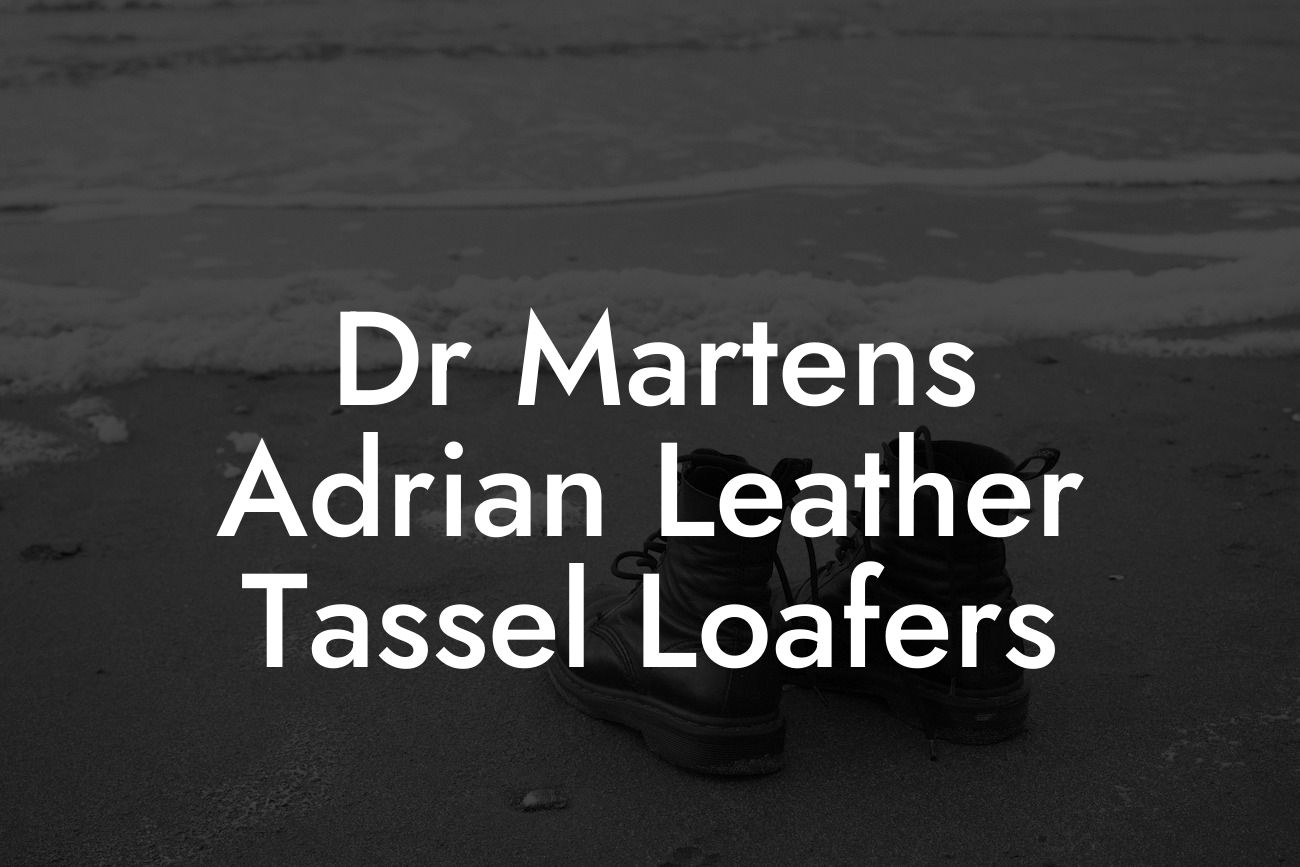 Dr Martens Adrian Leather Tassel Loafers