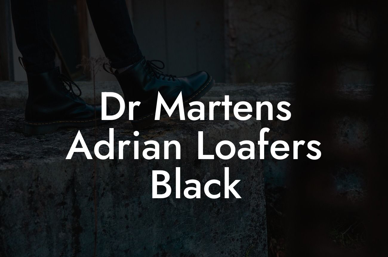 Dr Martens Adrian Loafers Black