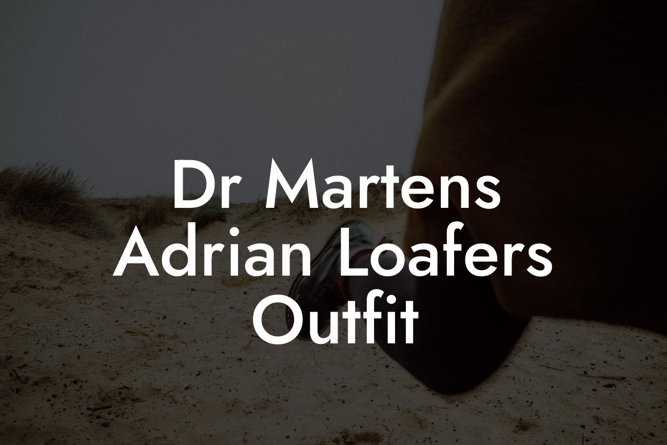 Dr Martens Adrian Loafers Outfit