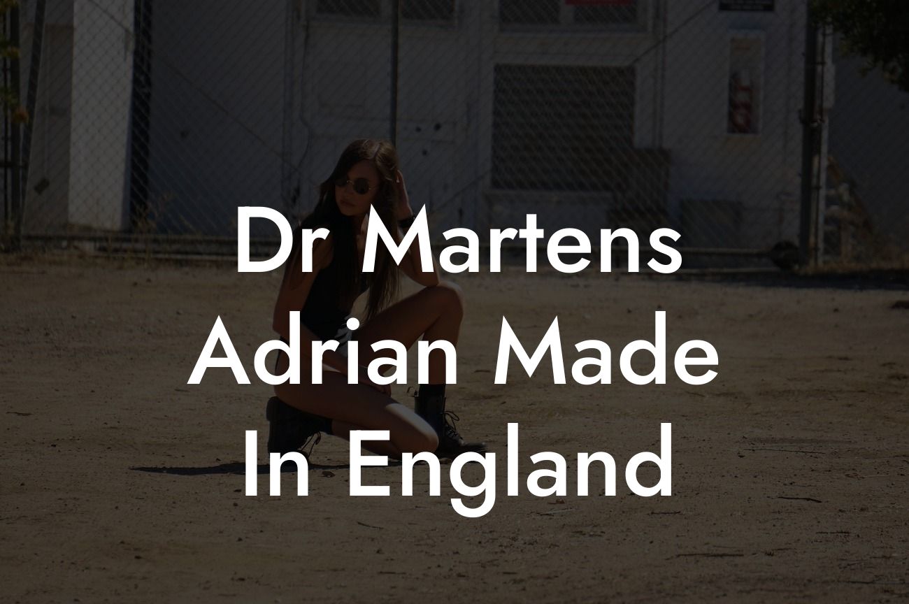 Dr Martens Adrian Made In England