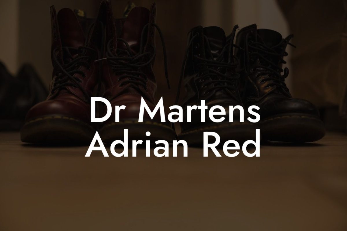 Dr Martens Adrian Red