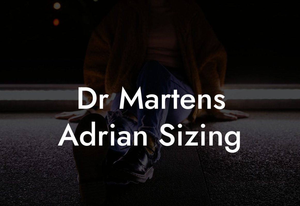 Dr Martens Adrian Sizing