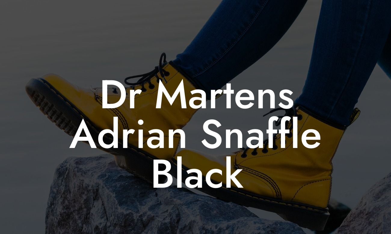 Dr Martens Adrian Snaffle Black