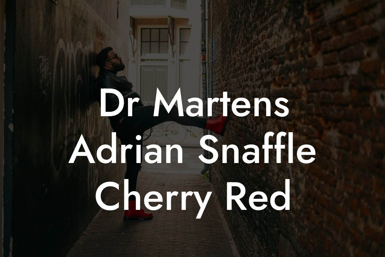 Dr Martens Adrian Snaffle Cherry Red