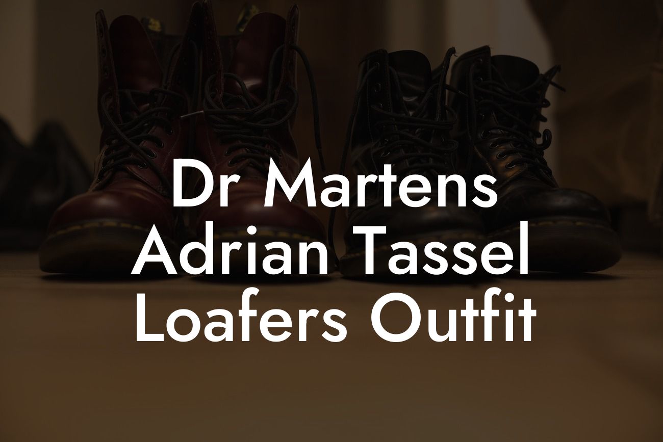 Dr Martens Adrian Tassel Loafers Outfit