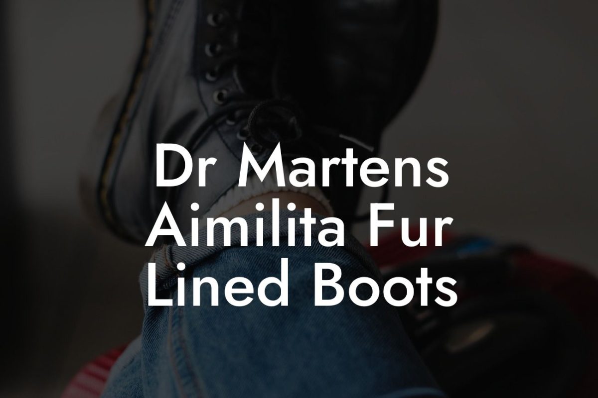 Dr Martens Aimilita Fur Lined Boots