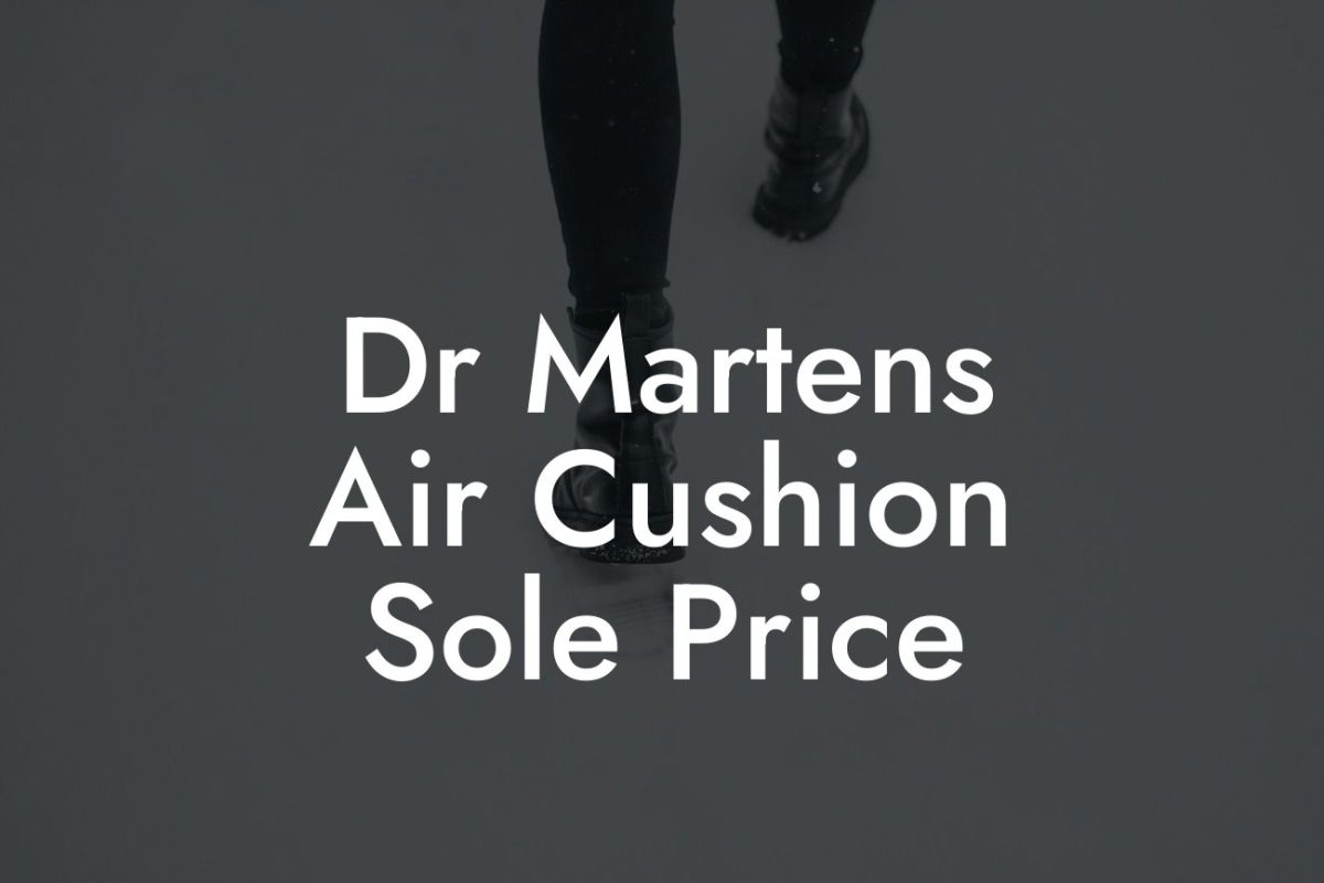 Dr Martens Air Cushion Sole Price