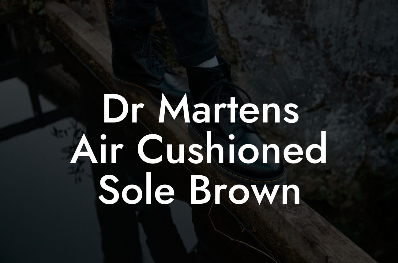 Dr Martens Air Cushioned Sole Brown