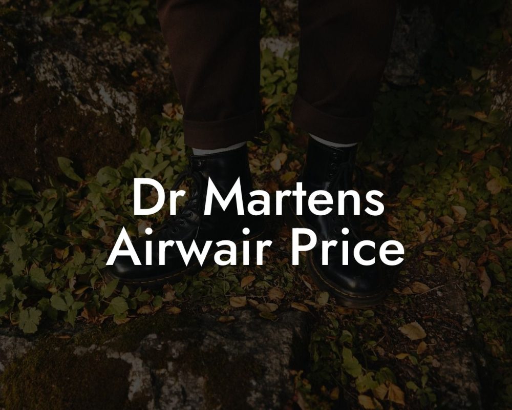 Dr Martens Airwair Price