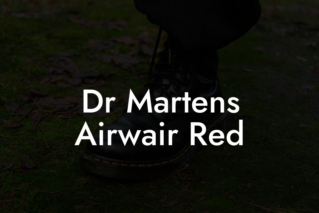 Dr Martens Airwair Red