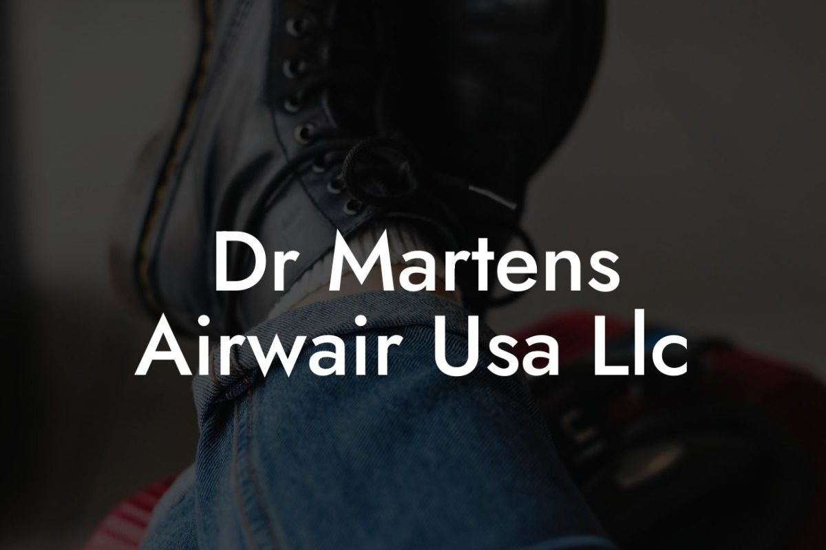 Dr Martens Airwair Usa Llc