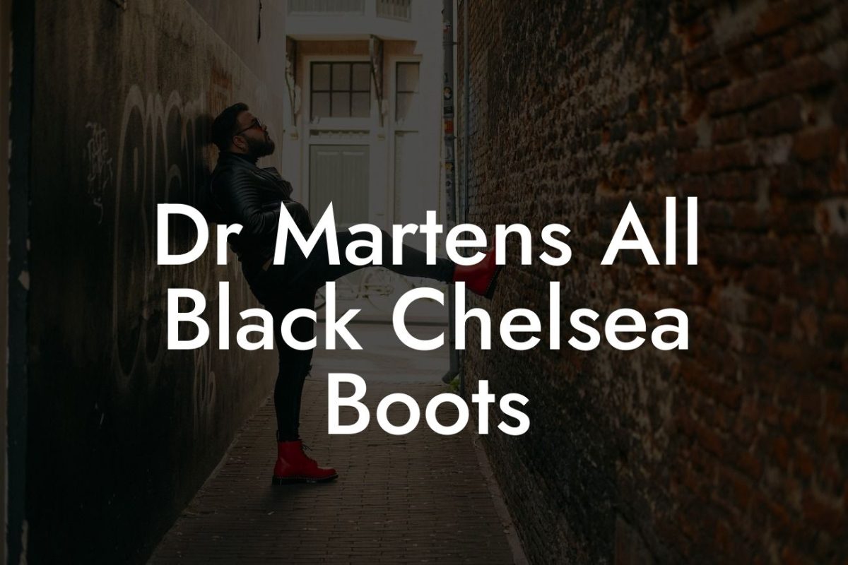 Dr Martens All Black Chelsea Boots