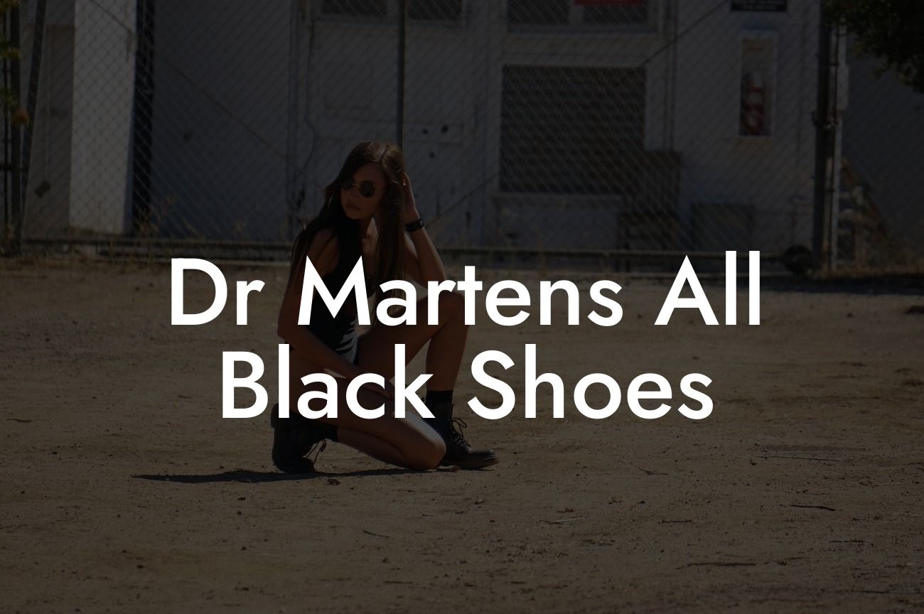 Dr Martens All Black Shoes