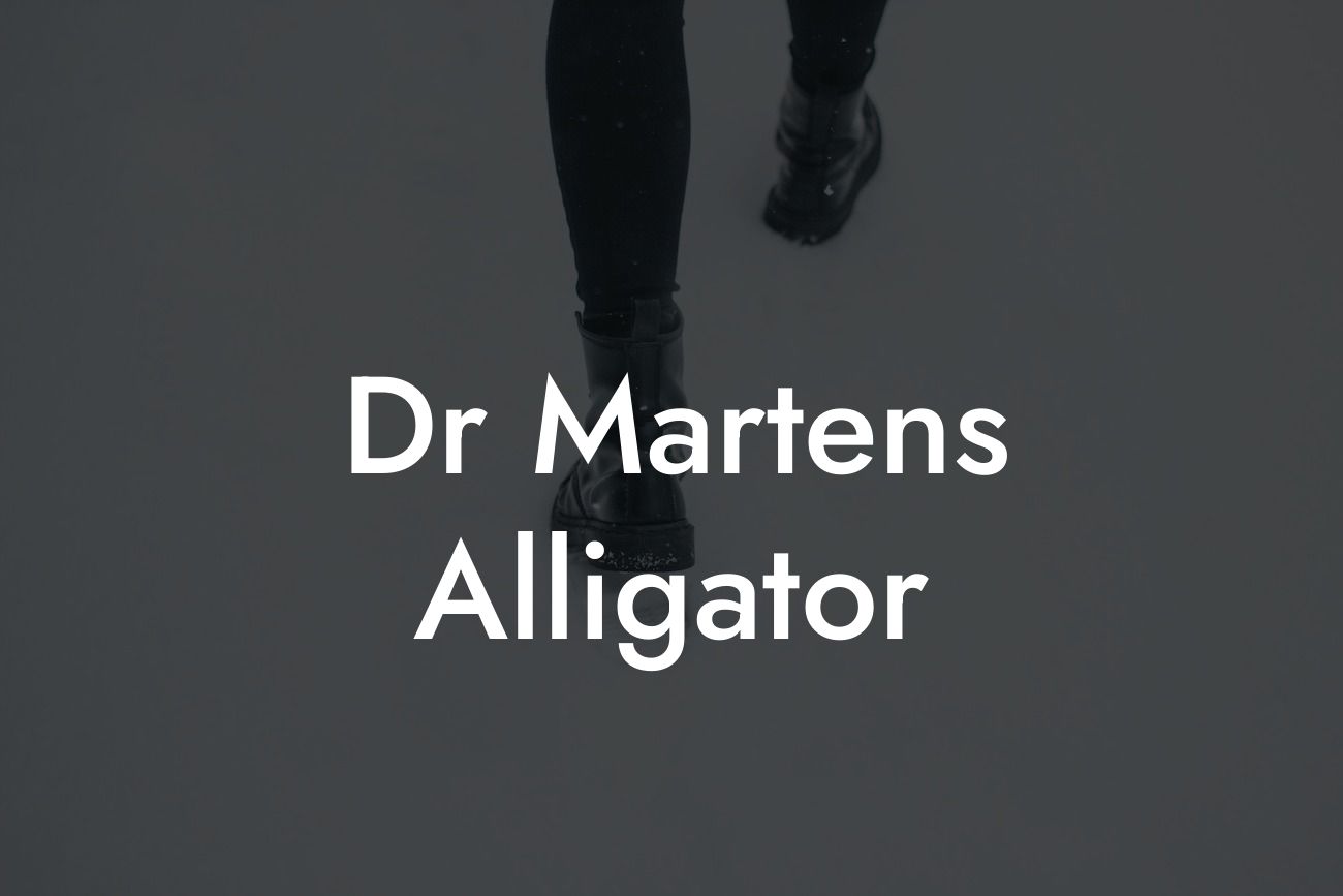 Dr Martens Alligator