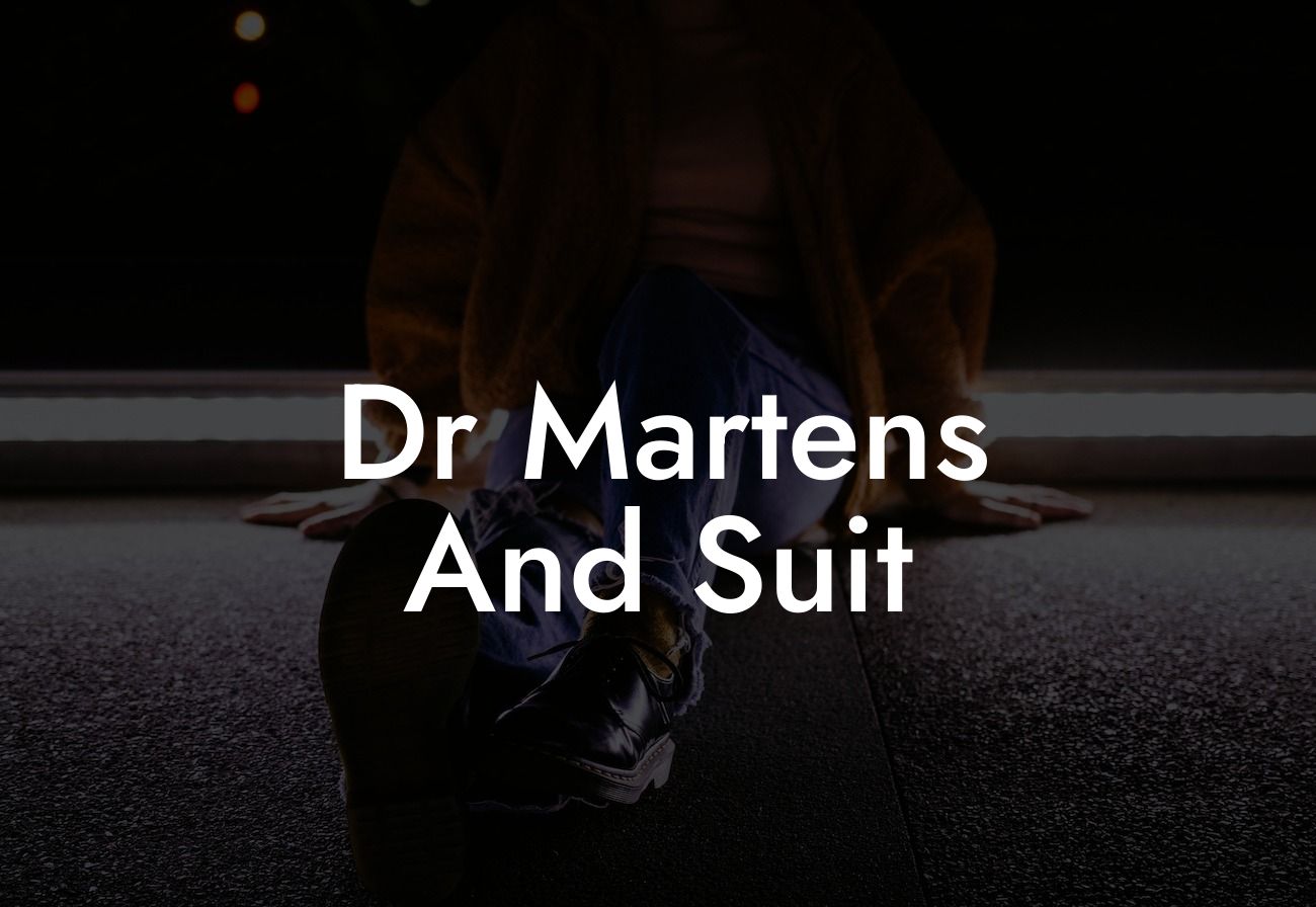 Dr Martens And Suit