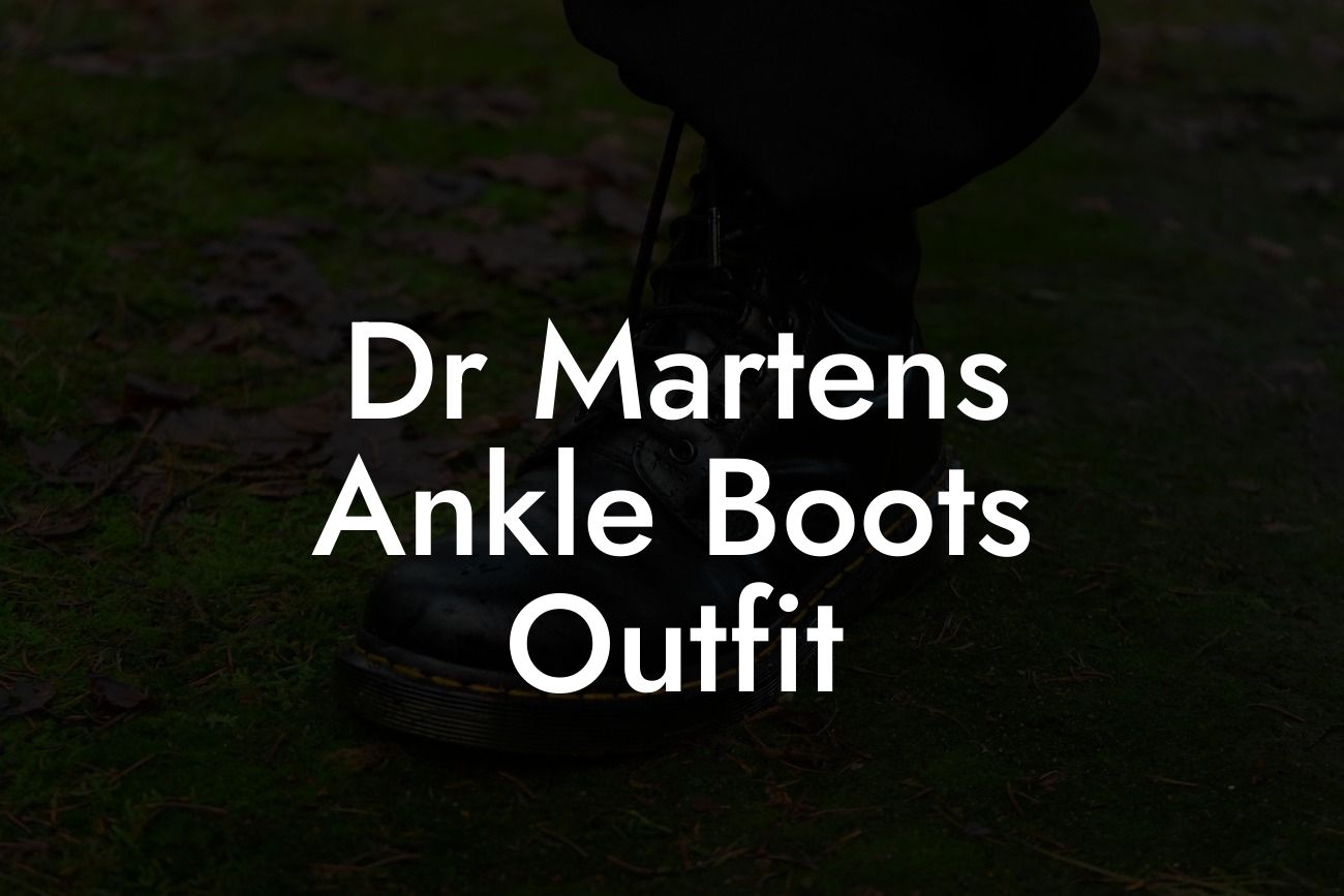 Dr Martens Ankle Boots Outfit