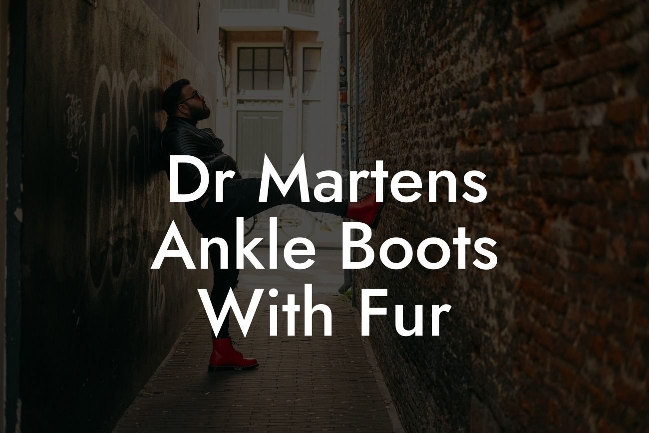 Dr Martens Ankle Boots With Fur